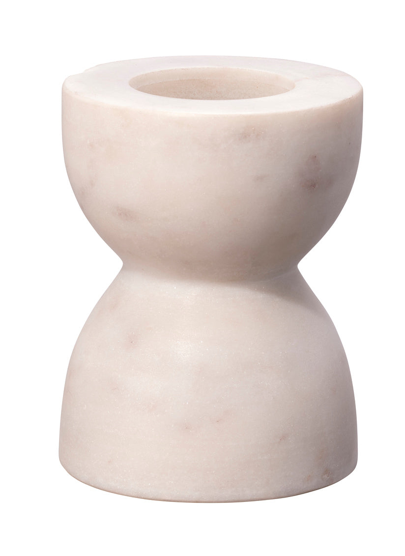 Petit Marble Candlesticks S/2