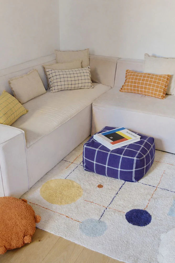 Puff Geo Block in Navy Blue