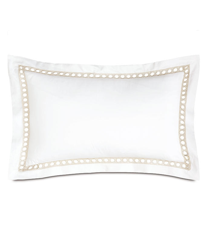 Celine Lace King Sham In Champagne