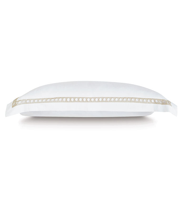 Celine Lace King Sham In Champagne