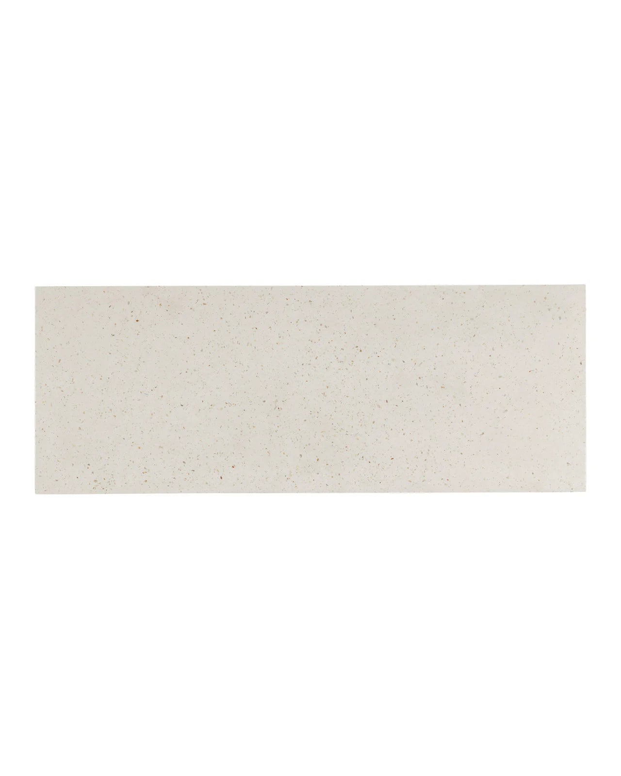 Carson Ivory Terazzo Bench