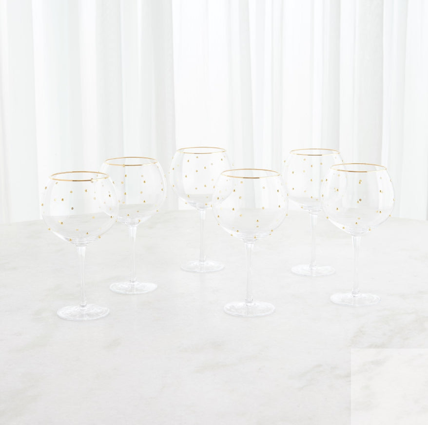 Celebration Goblet Glasses s/6