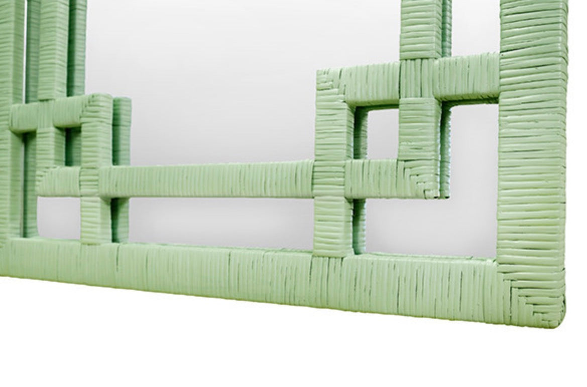 Geneva Mirror Sage Green