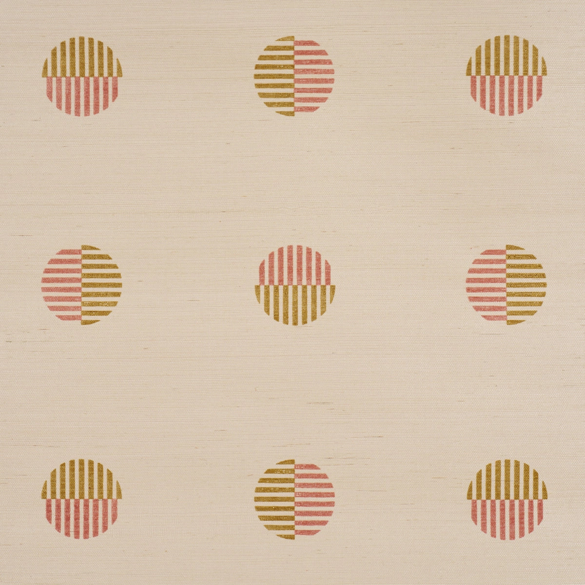 Ando Hand Blocked Sisal Wallpaper