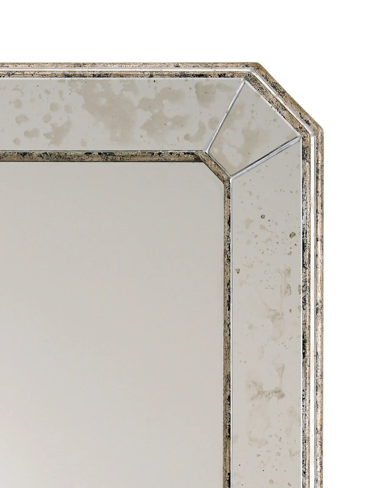 Antiqued Rectangular Mirror