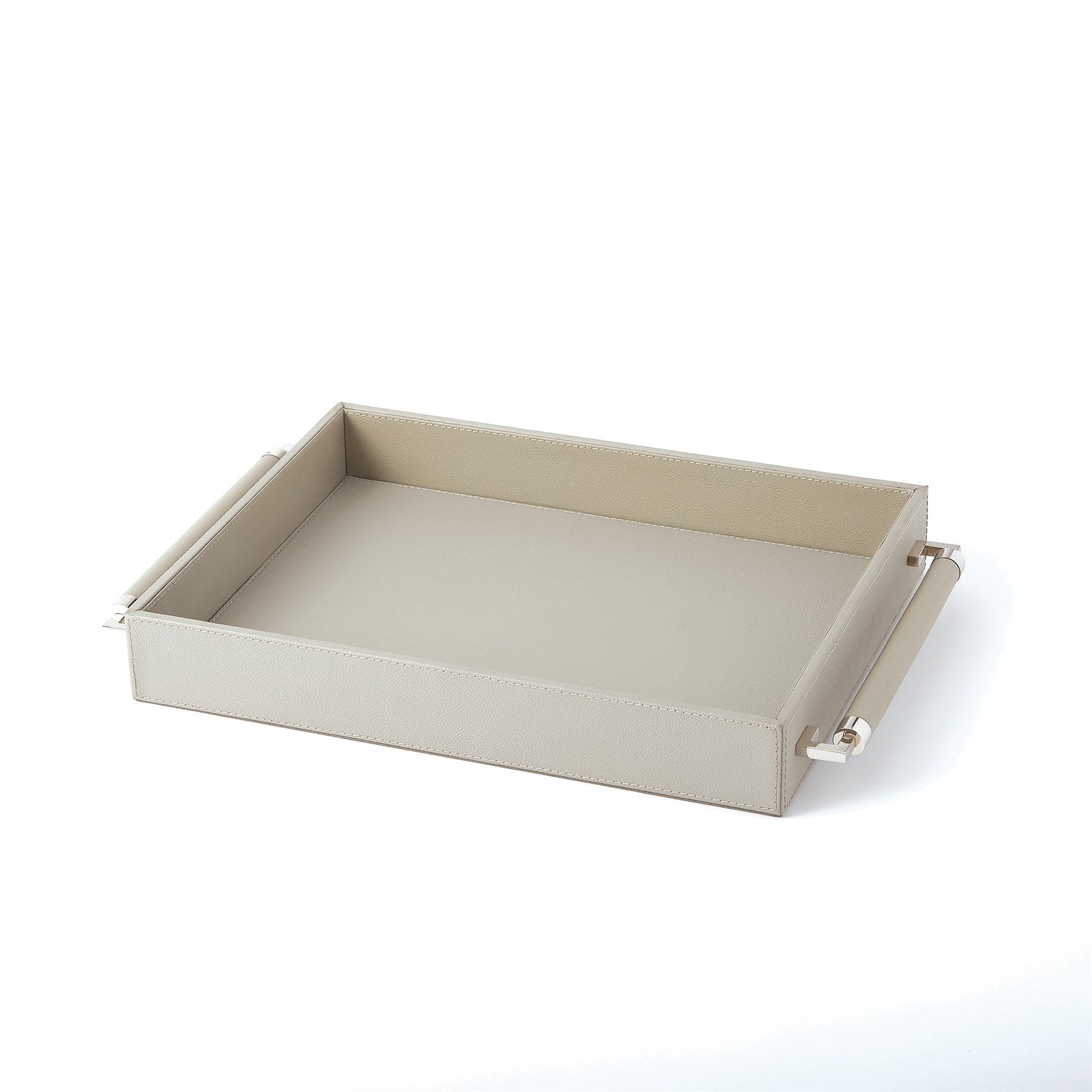 Double Handle Serving Tray in Grey