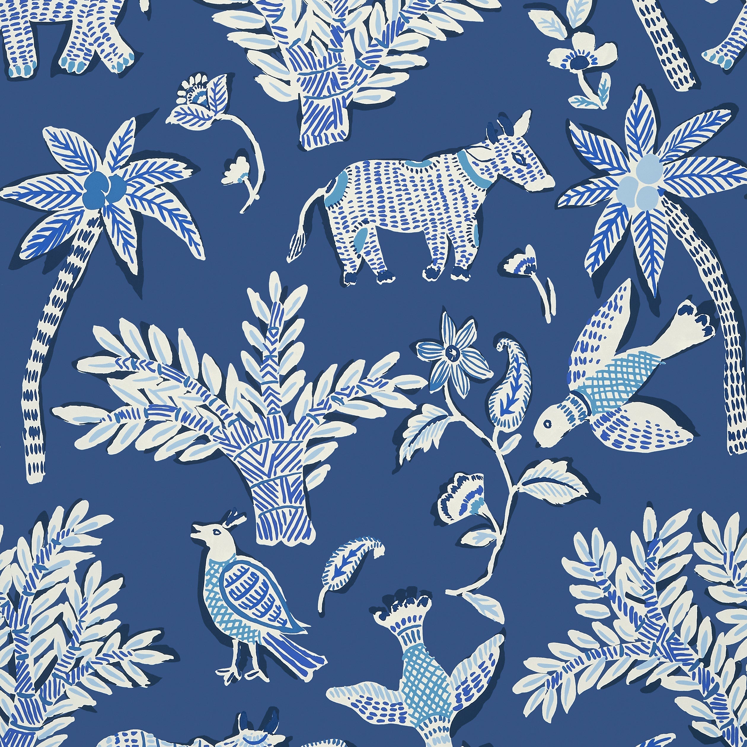 Goa Wallcover Blue