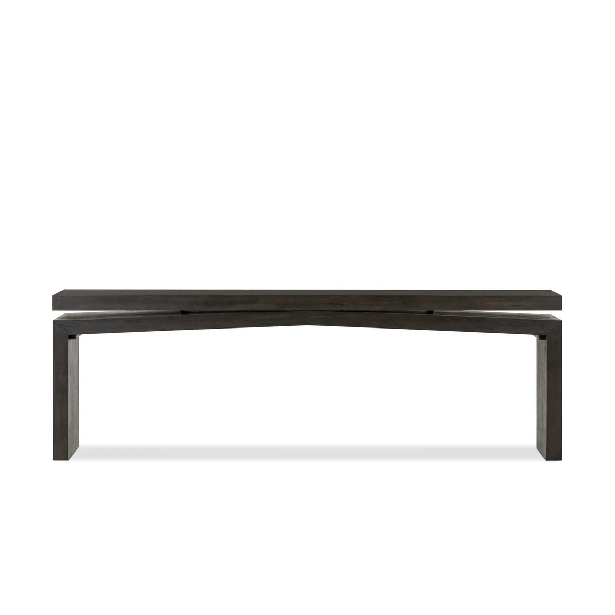 Matthes Oak Console Table Entry