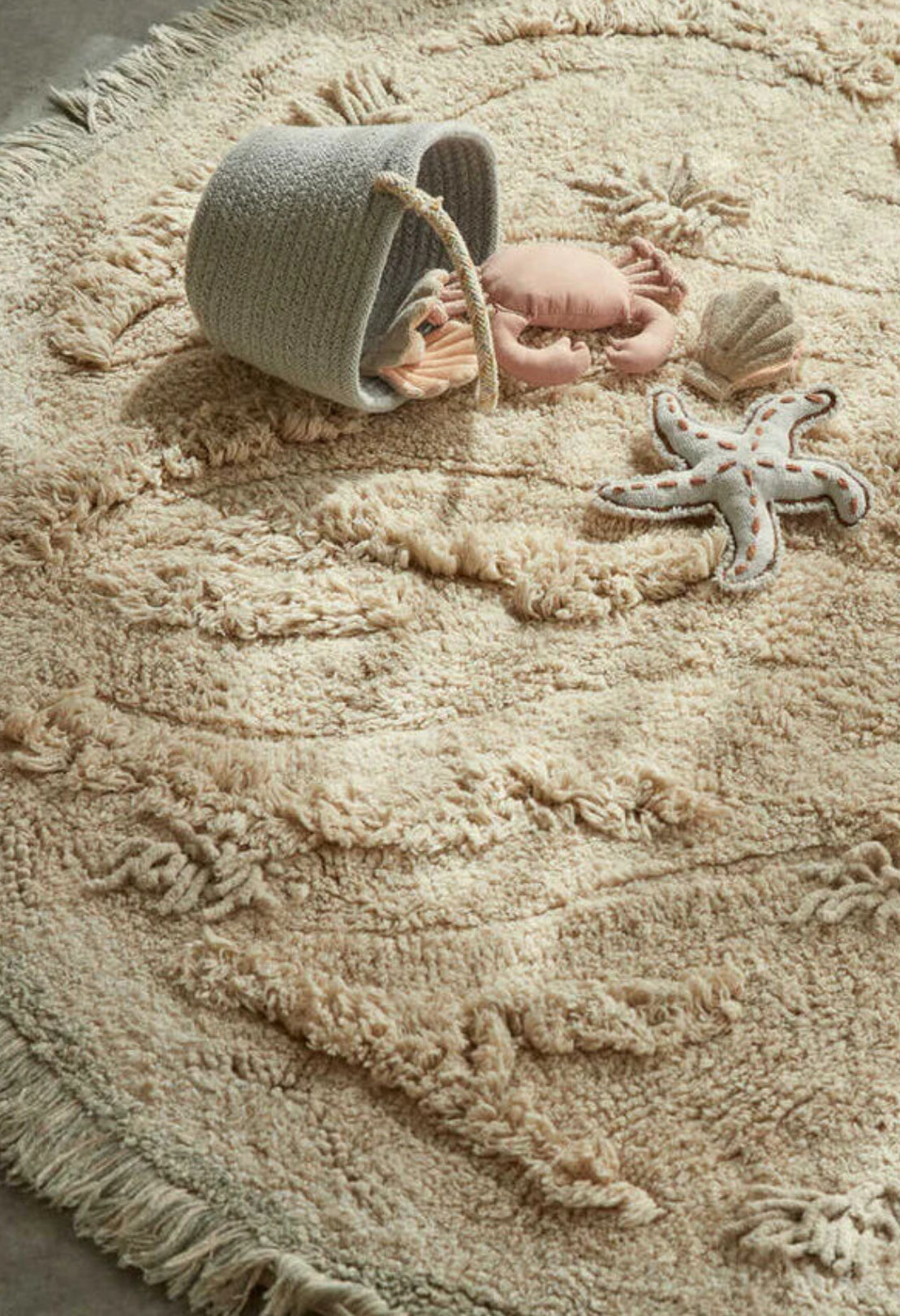 Washable Play Rug Island