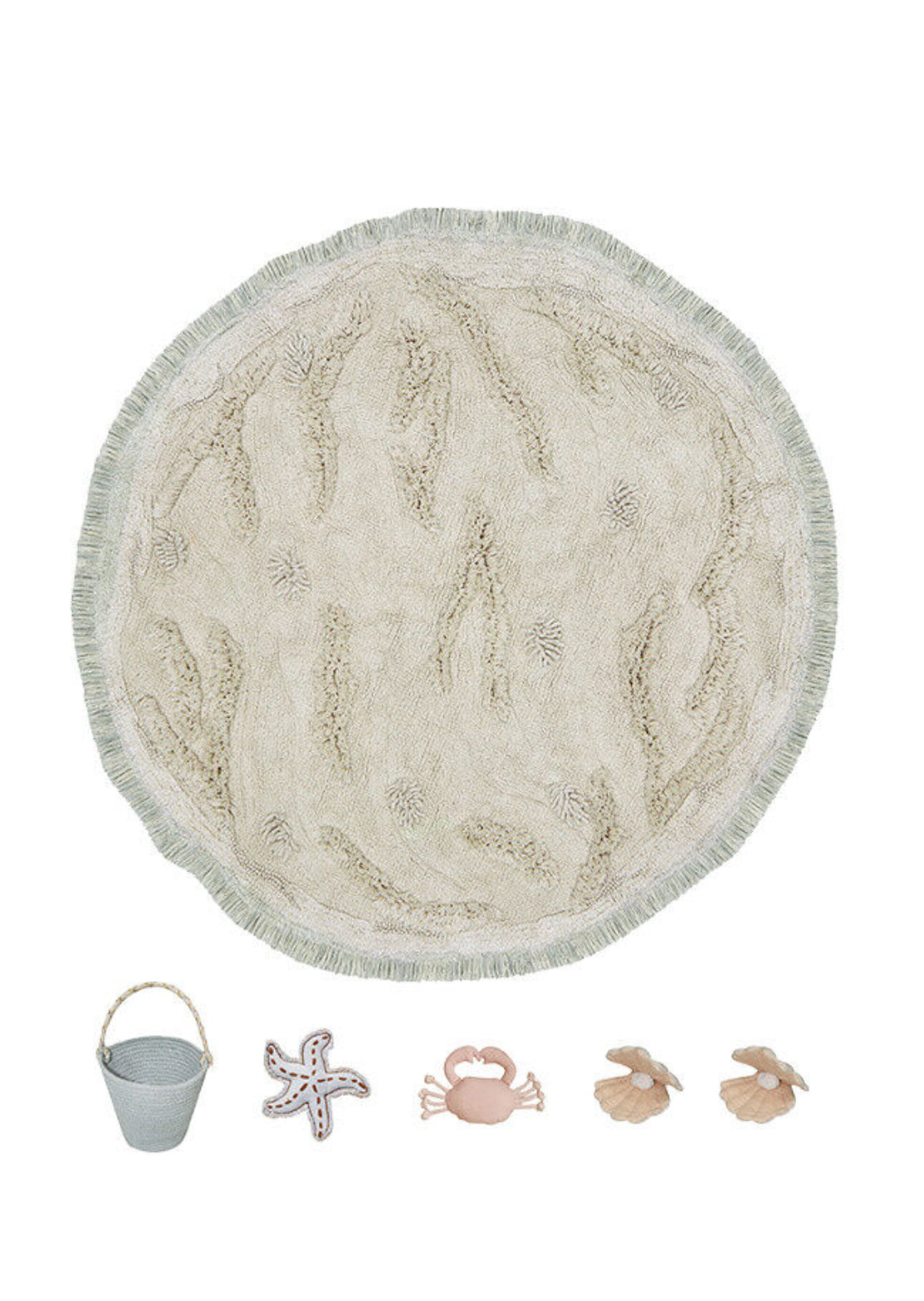 Washable Play Rug Island
