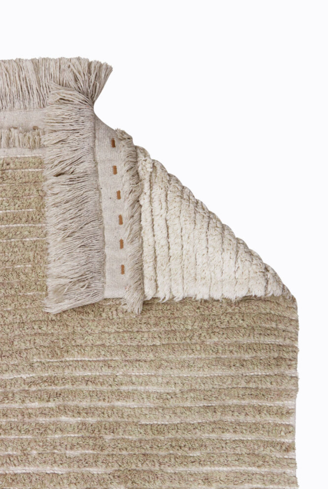 Duetto Sage Reversible Washable Runner